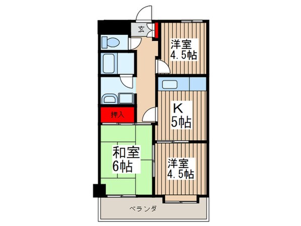 エルド－ル入間の物件間取画像